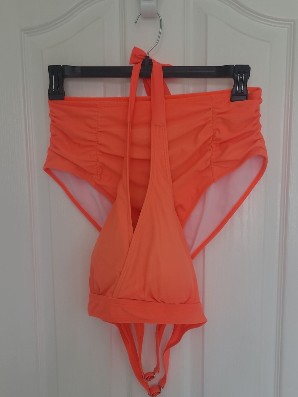 Tempt Me Womens Two Piece High Waisted Bikini Set Halter top. Size Large - Picture 13 of 13